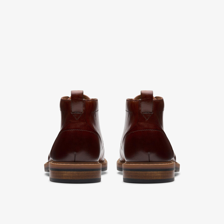 aldwin chukka - middenbruin leer