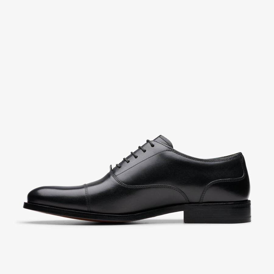 craft james cap - zwart leer