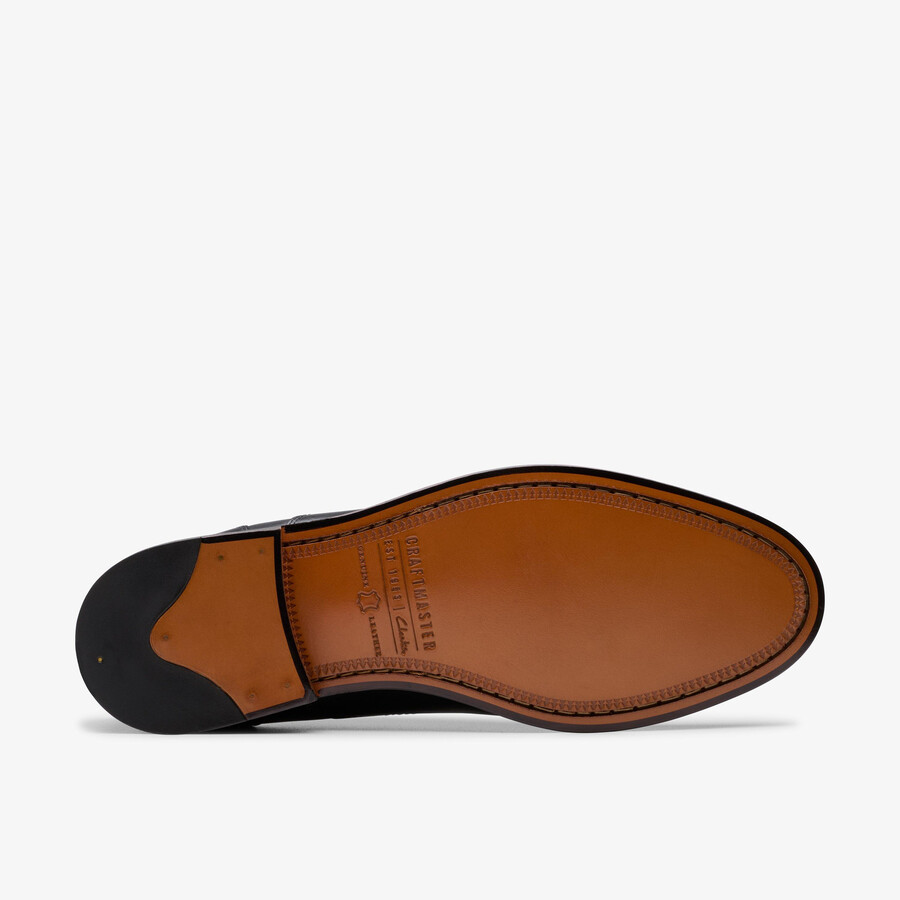 craft james cap - zwart leer