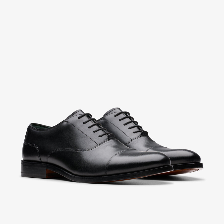 craft james cap - zwart leer