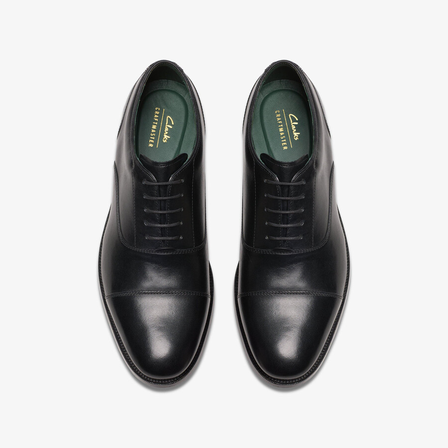 craft james cap - zwart leer