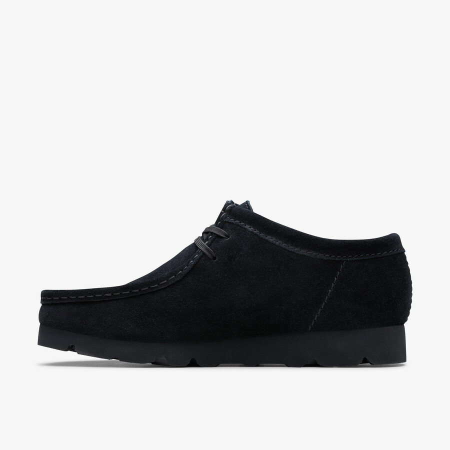 wallabee gore-tex - zwart suède