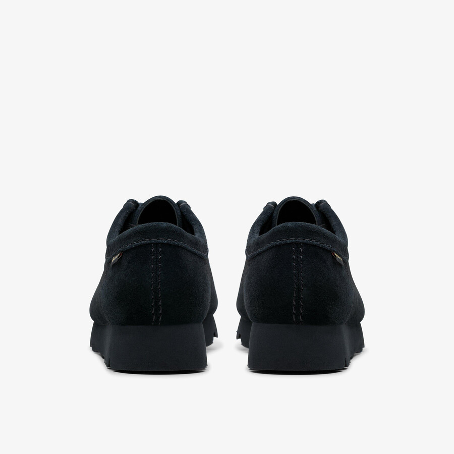 wallabee gore-tex - zwart suède