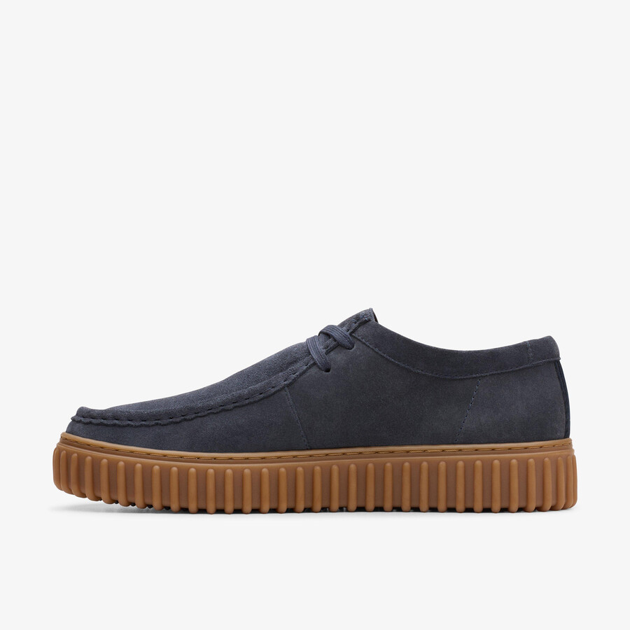 torhill lo - marineblauw suède