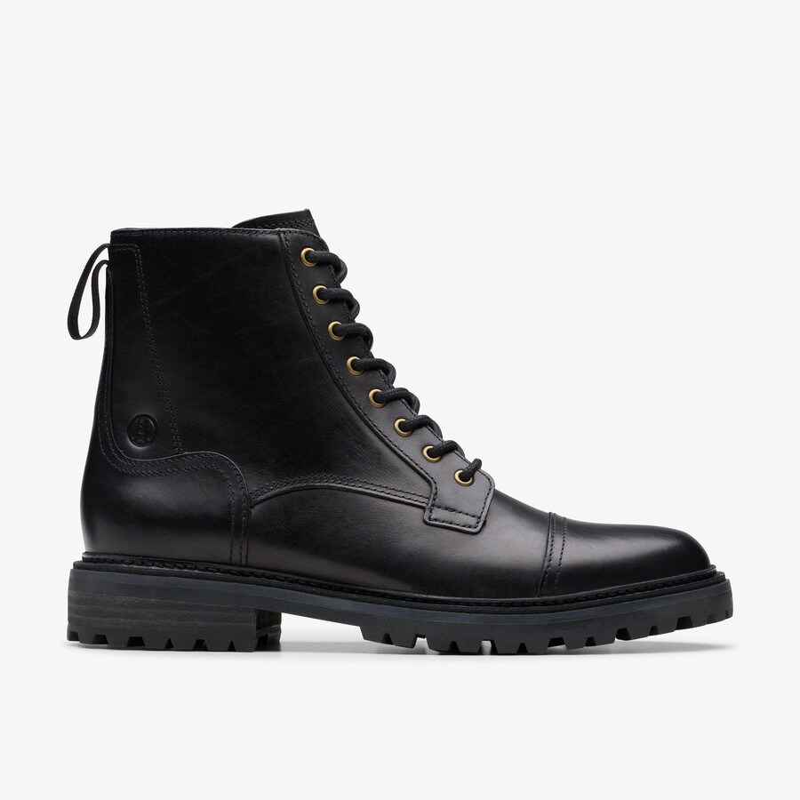 clarkridge hi - zwart leer