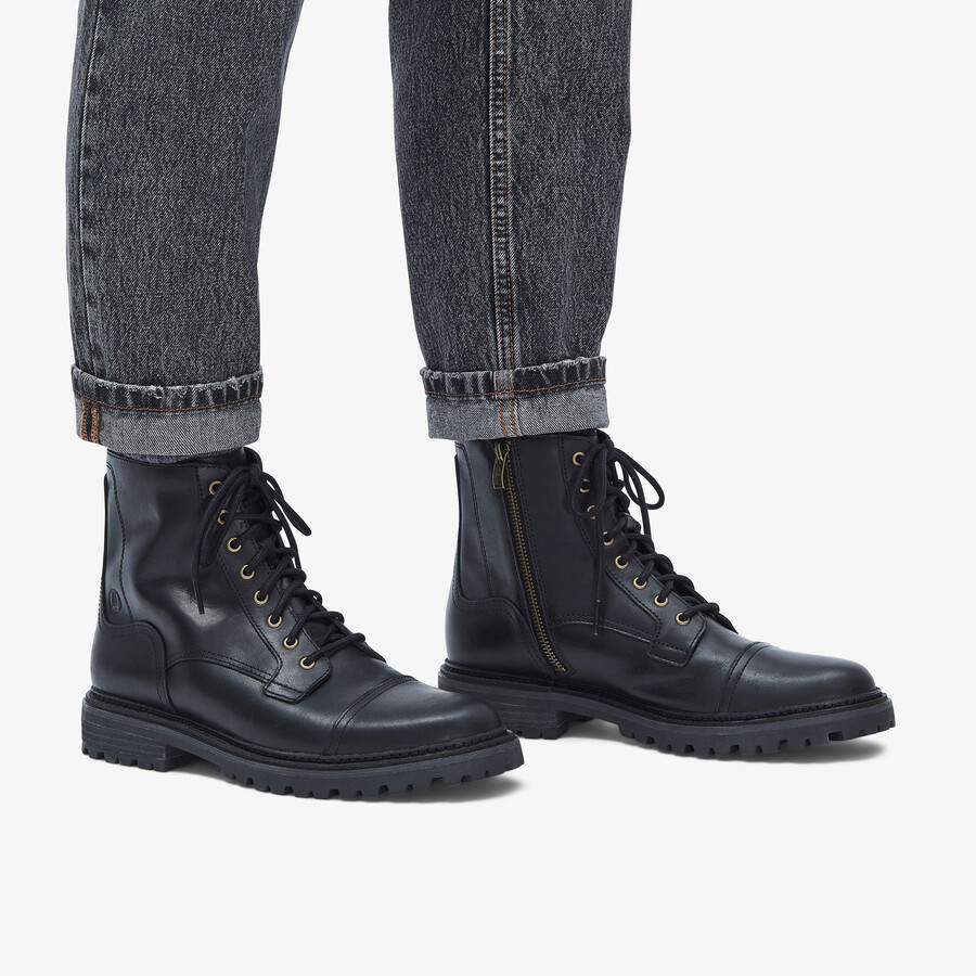 clarkridge hi - zwart leer