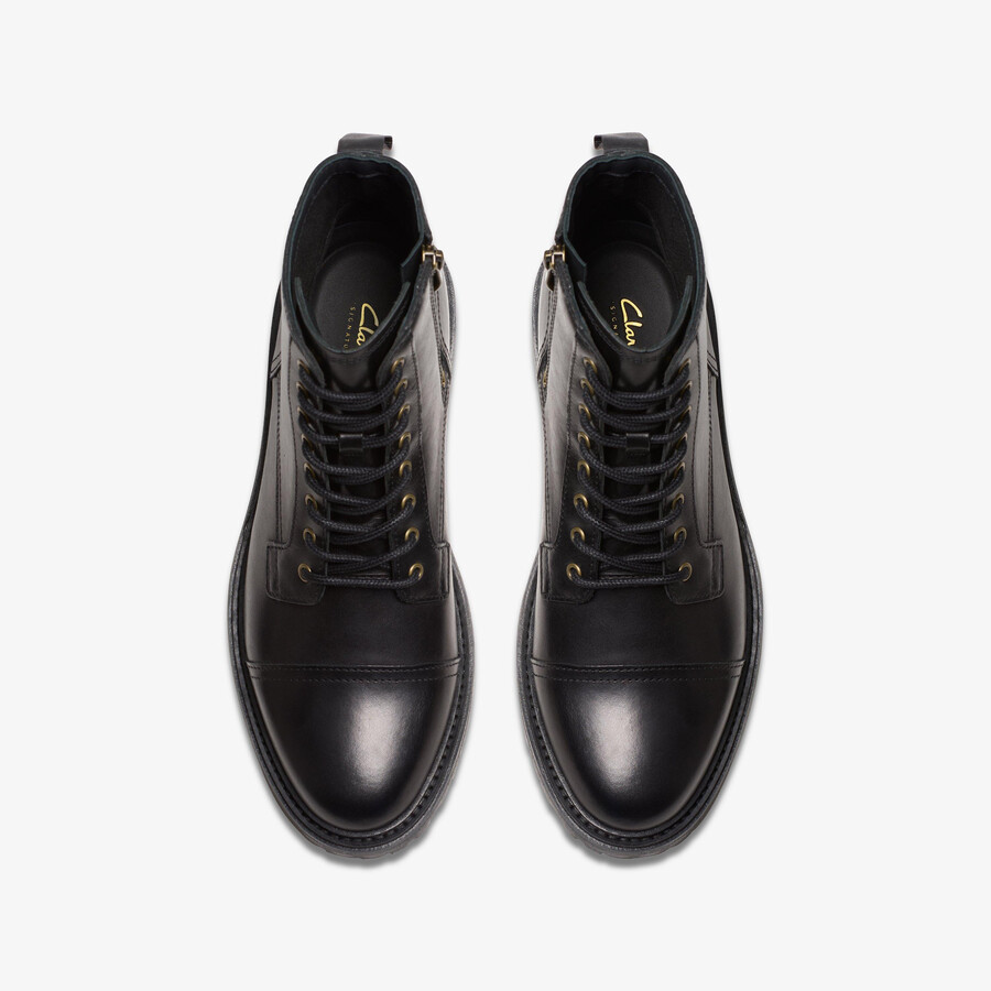 clarkridge hi - zwart leer