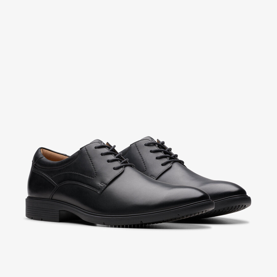 eldredge plain - zwart leer