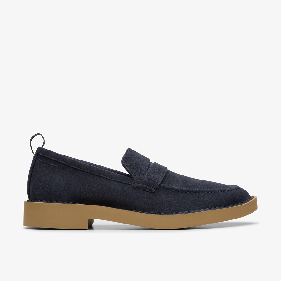 martock lo - marineblauw suède