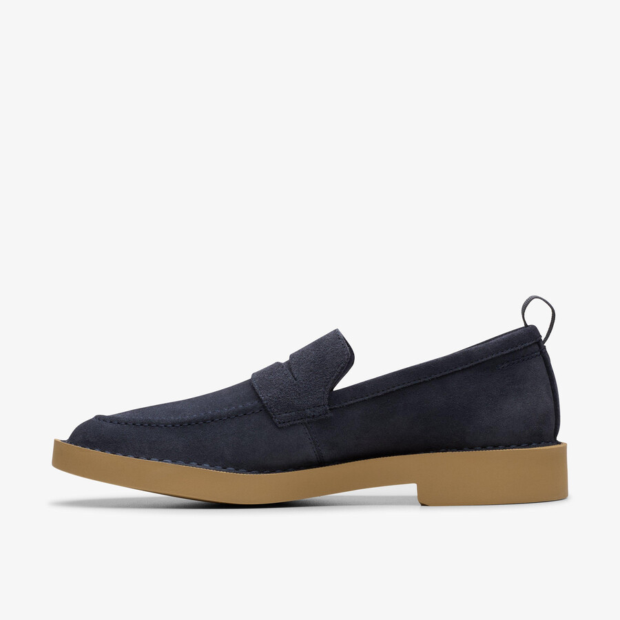 martock lo - marineblauw suède