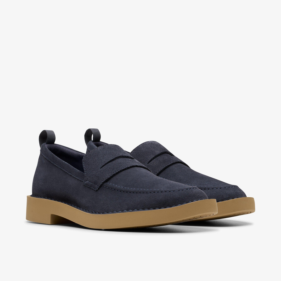 martock lo - marineblauw suède