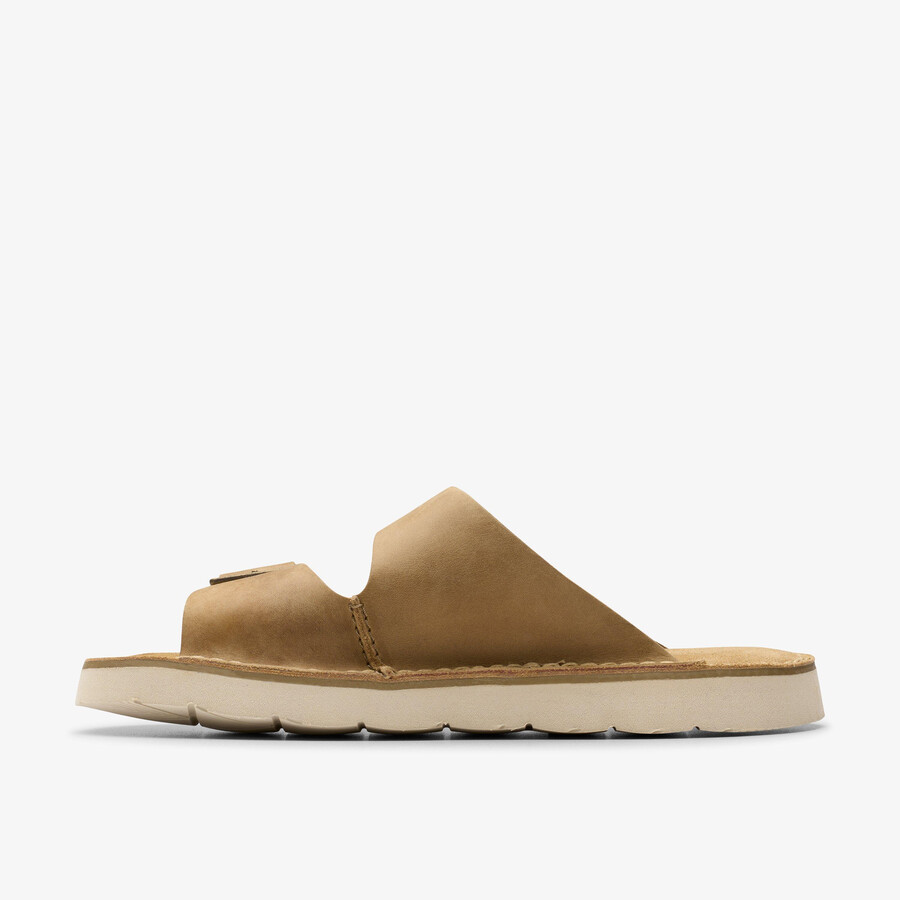 solsbury strap - donker zandkleurig leer