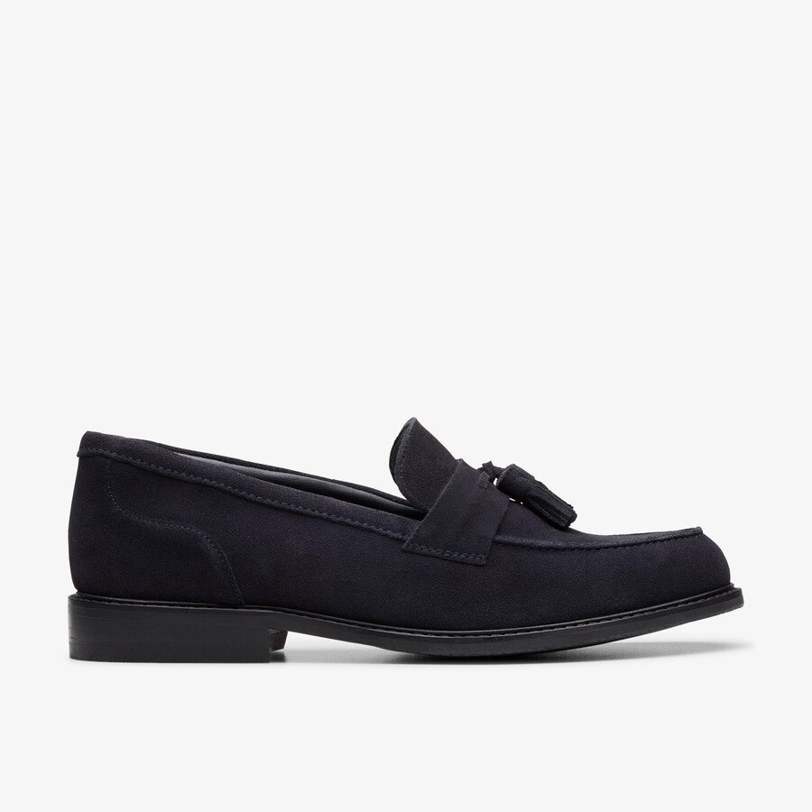 craft arlo step - marineblauw suède