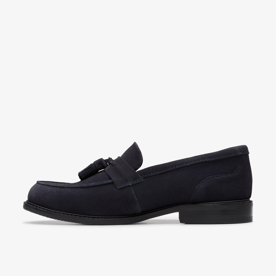 craft arlo step - marineblauw suède