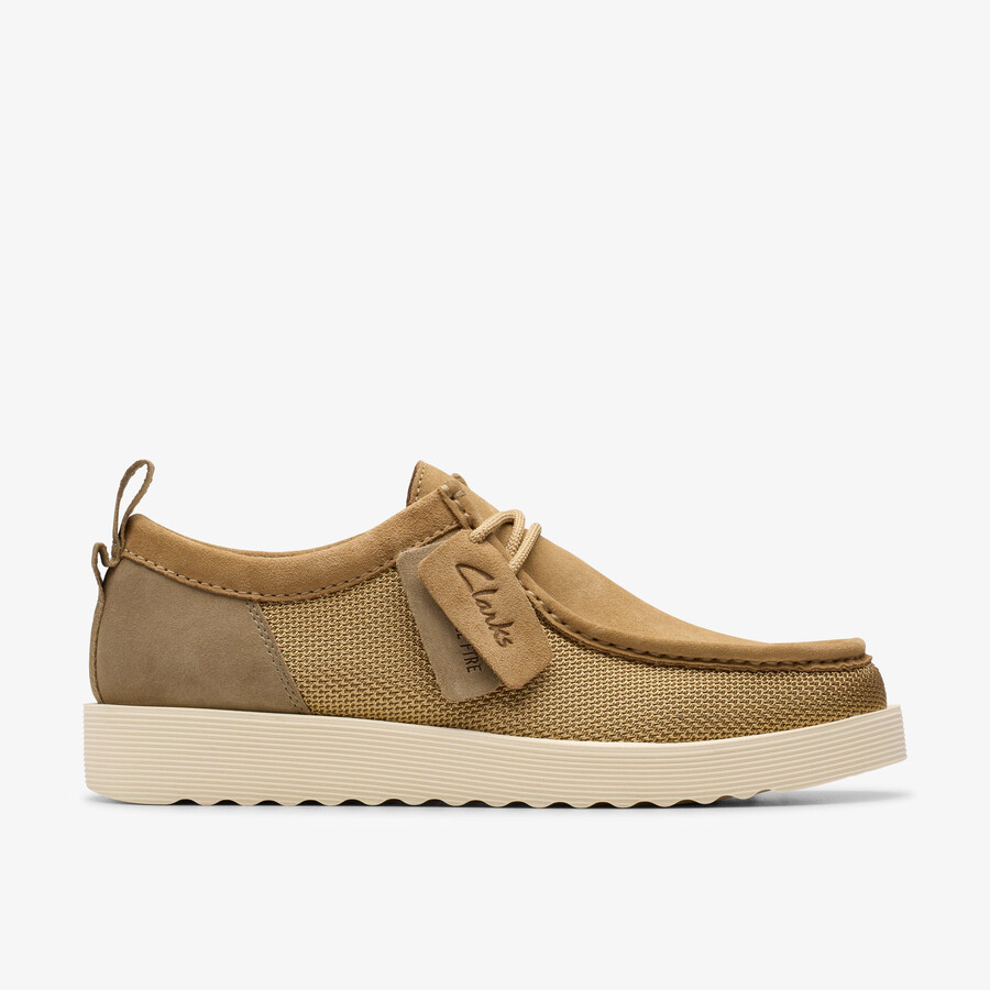 wallabee ftr 2 lo - donker zand combinatie