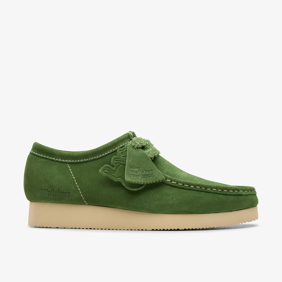 wallabee 2604 - groen suède
