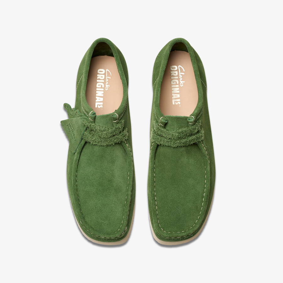 wallabee 2604 - groen suède