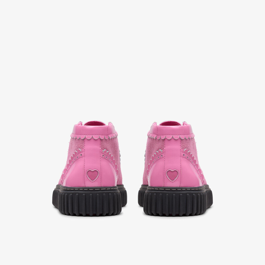 torhill hart - roze combinatie