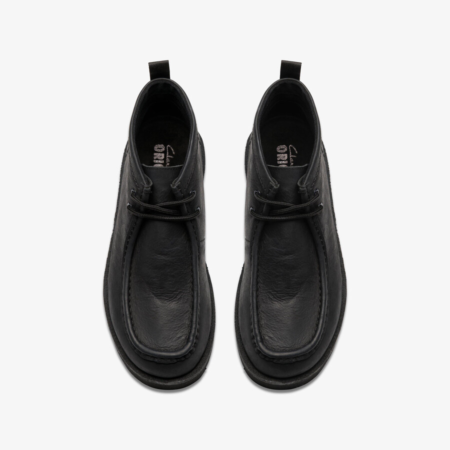 meare walla boot - zwart nubuck