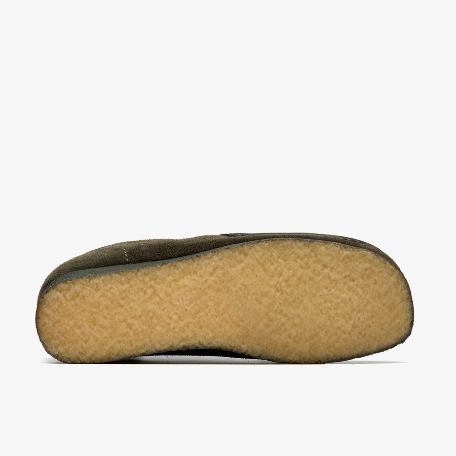 wallabee boot - loden groen suède