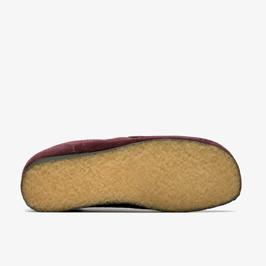 wallabee boot - paarse druivenkleurige suède