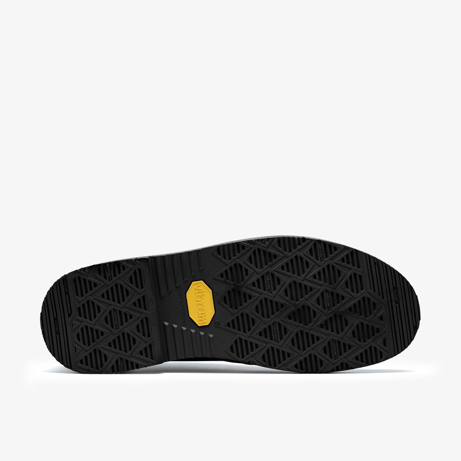 desert boot gore-tex - zwart leer