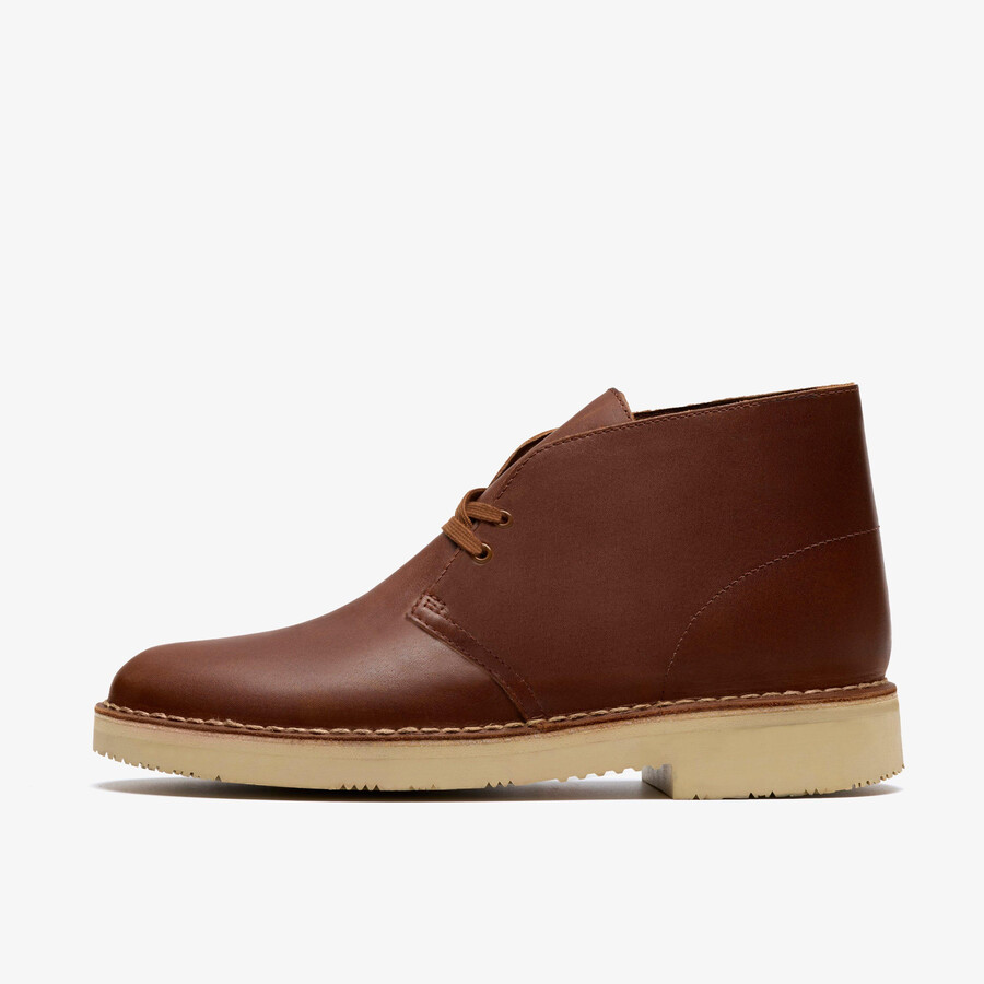 desert boot gore-tex - bruin leer