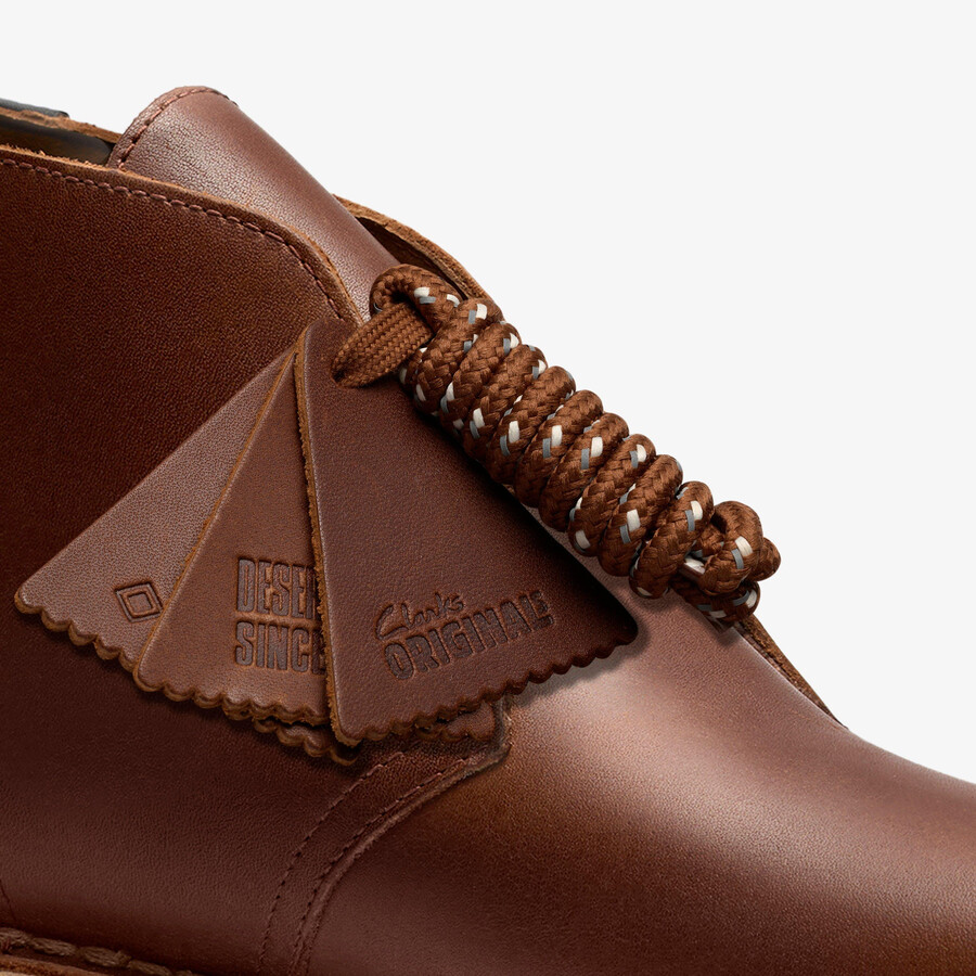 desert boot gore-tex - bruin leer