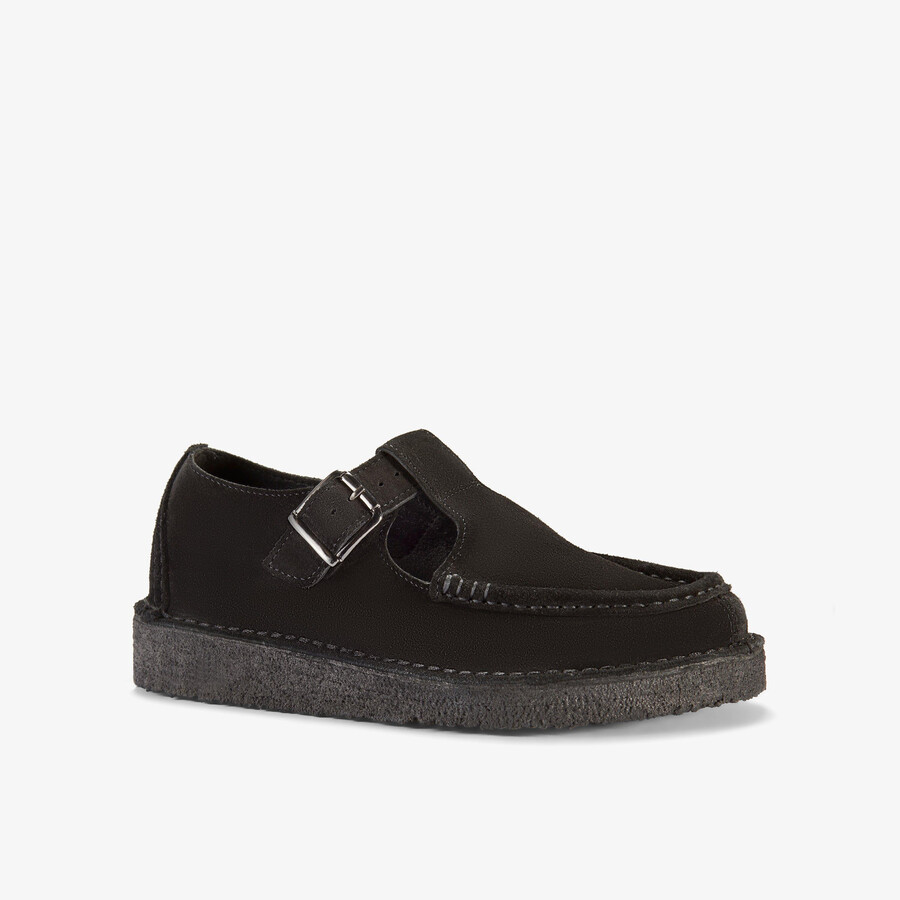 nomad t-bar - zwart suède