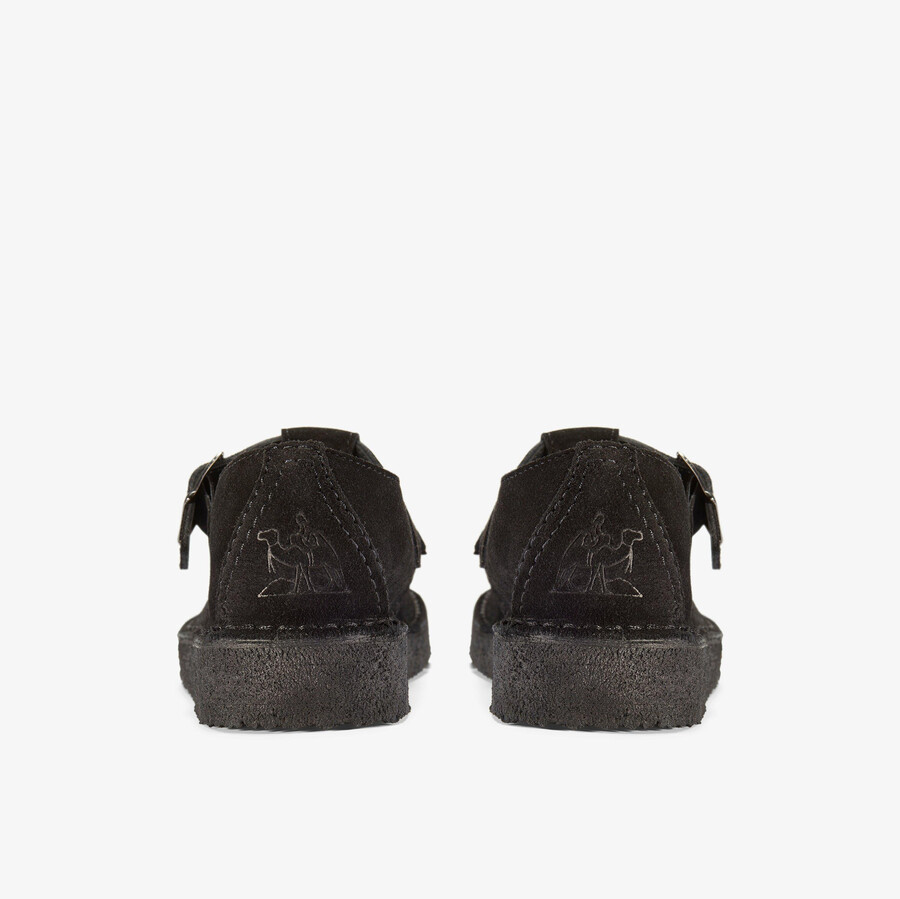 nomad t-bar - zwart suède