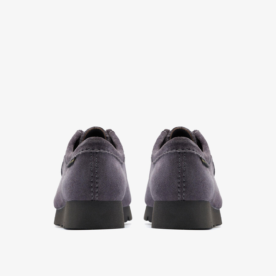 wallabee gore-tex - paarsgrijs suède