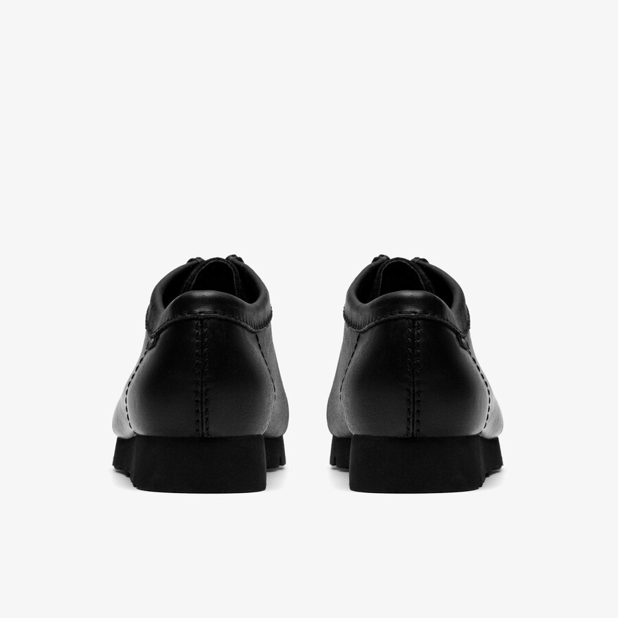 wallabee gore-tex - zwartzwart leer