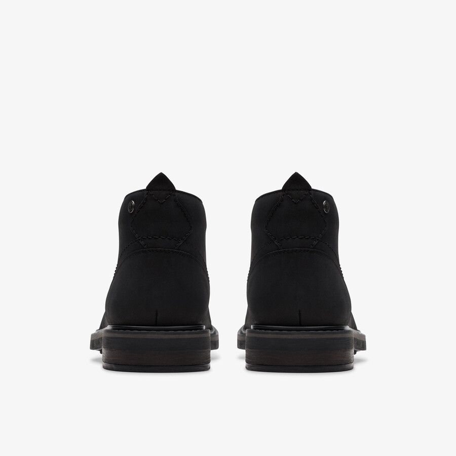 newford mid - zwart leer