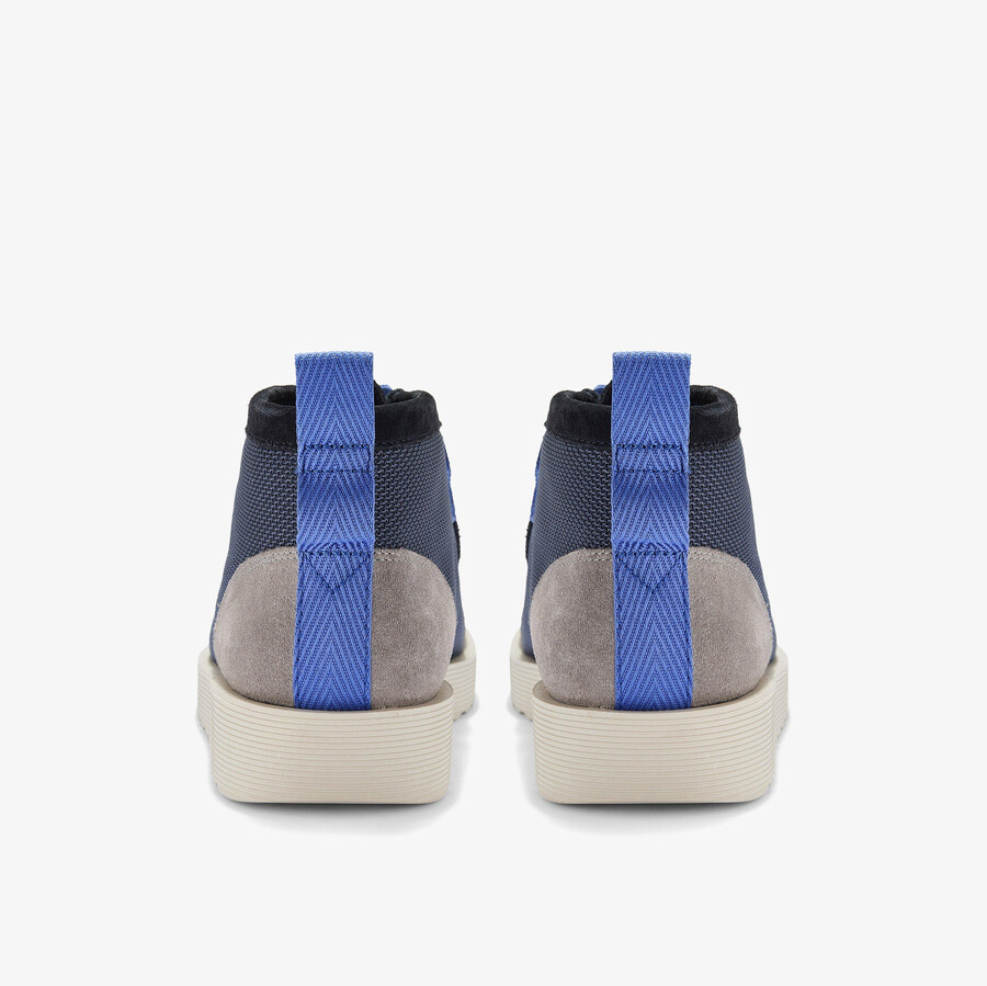 wallabee ftr2 laars - marineblauwe combinatie