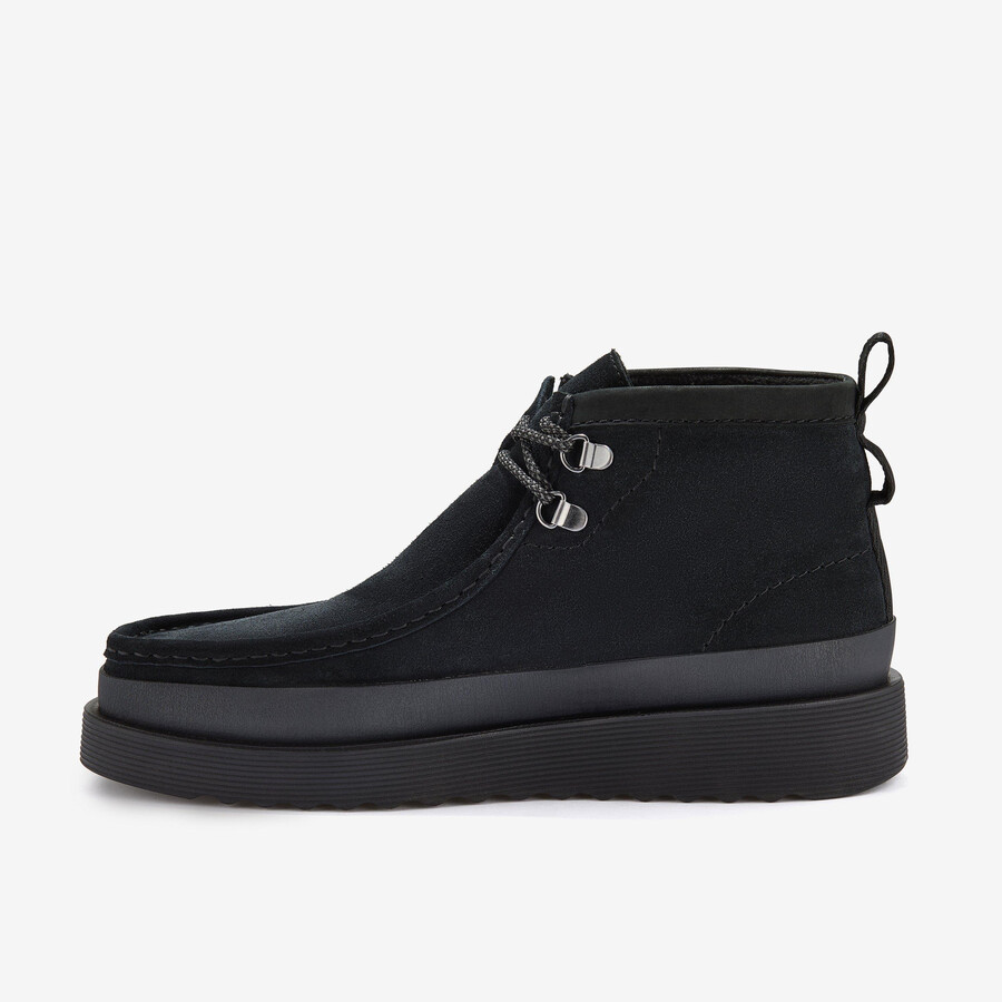 wallabee ftr2 hi - zwart suède