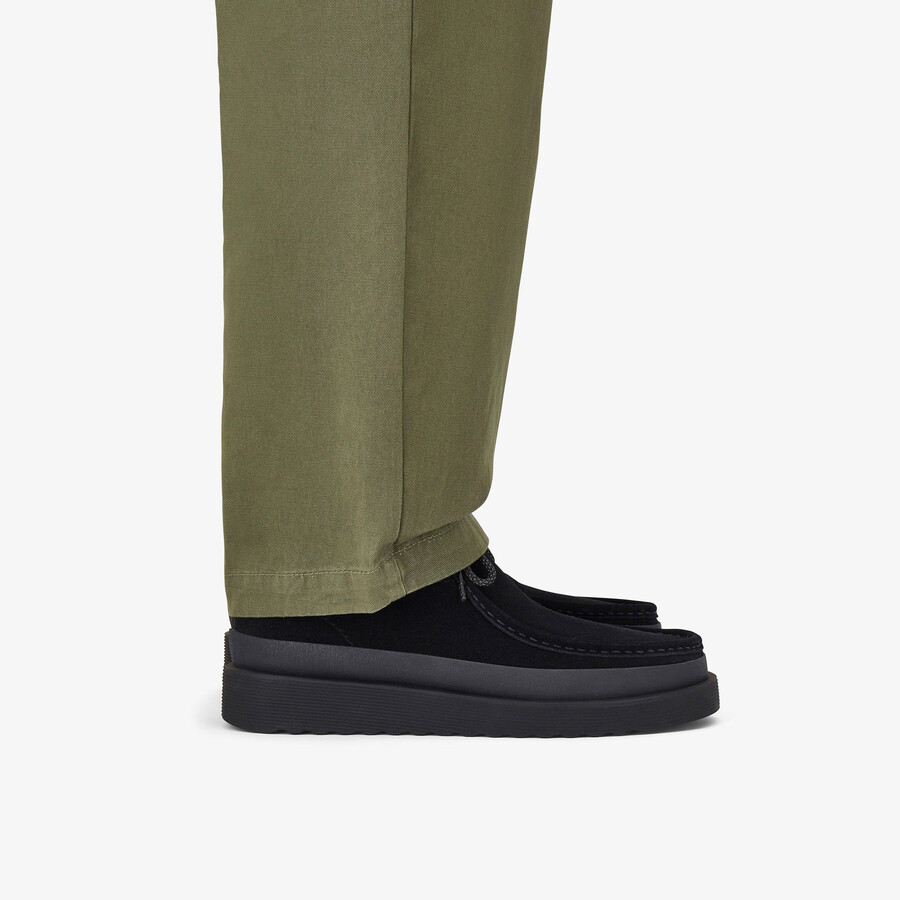 wallabee ftr2 hi - zwart suède