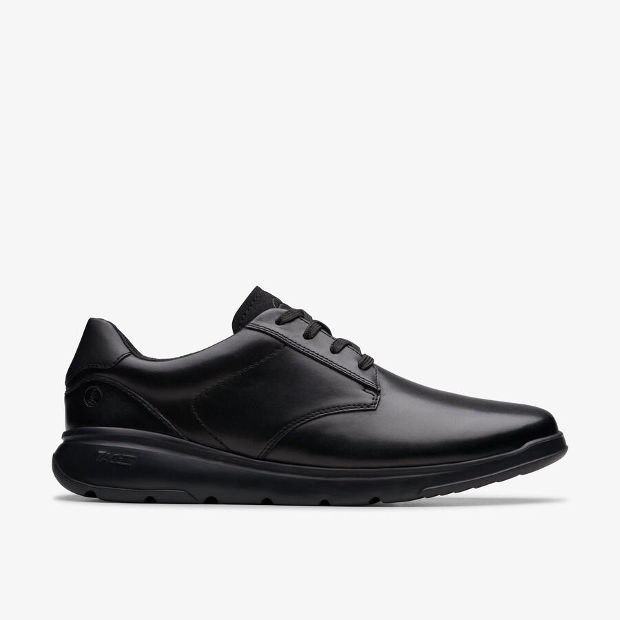 lifton lace - zwart leer