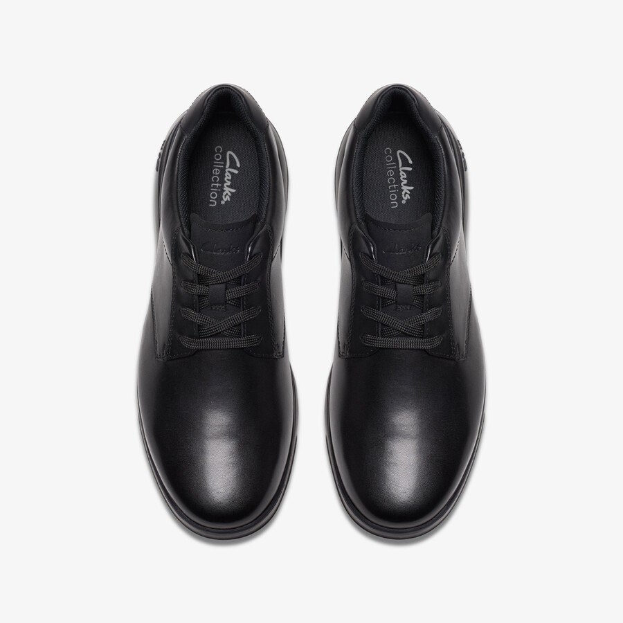 lifton lace - zwart leer