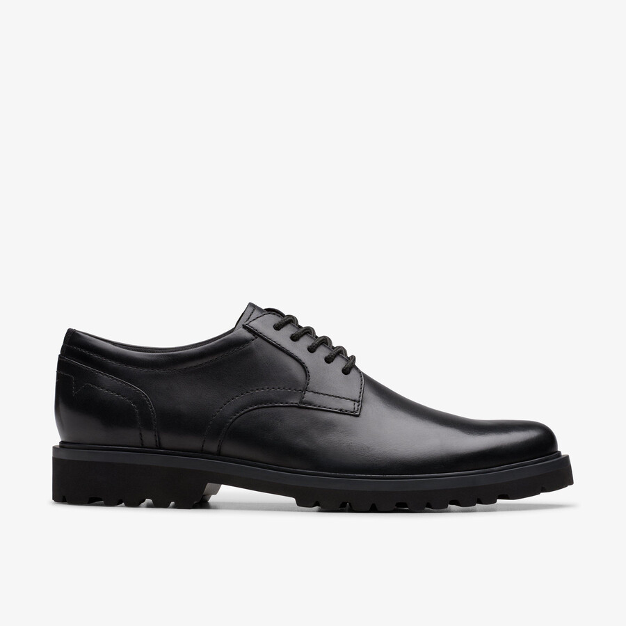 berwick lace - zwart leer