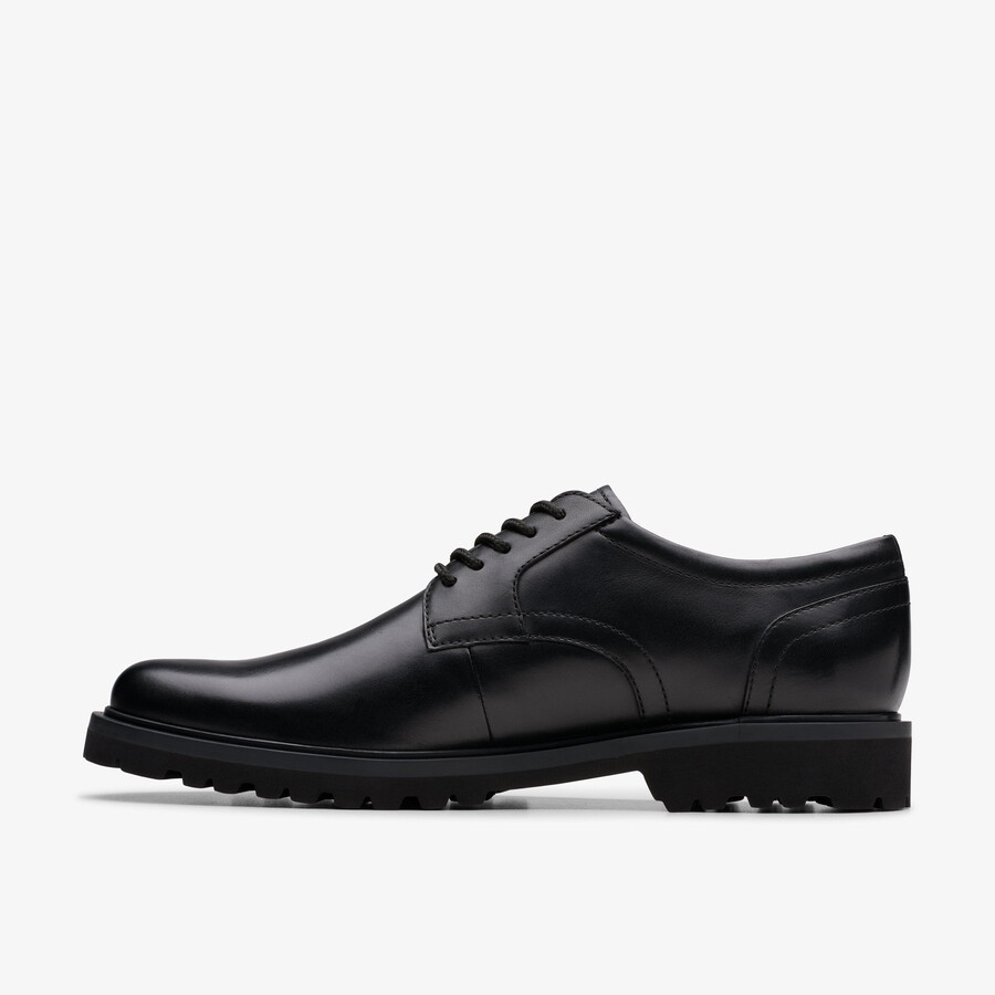 berwick lace - zwart leer