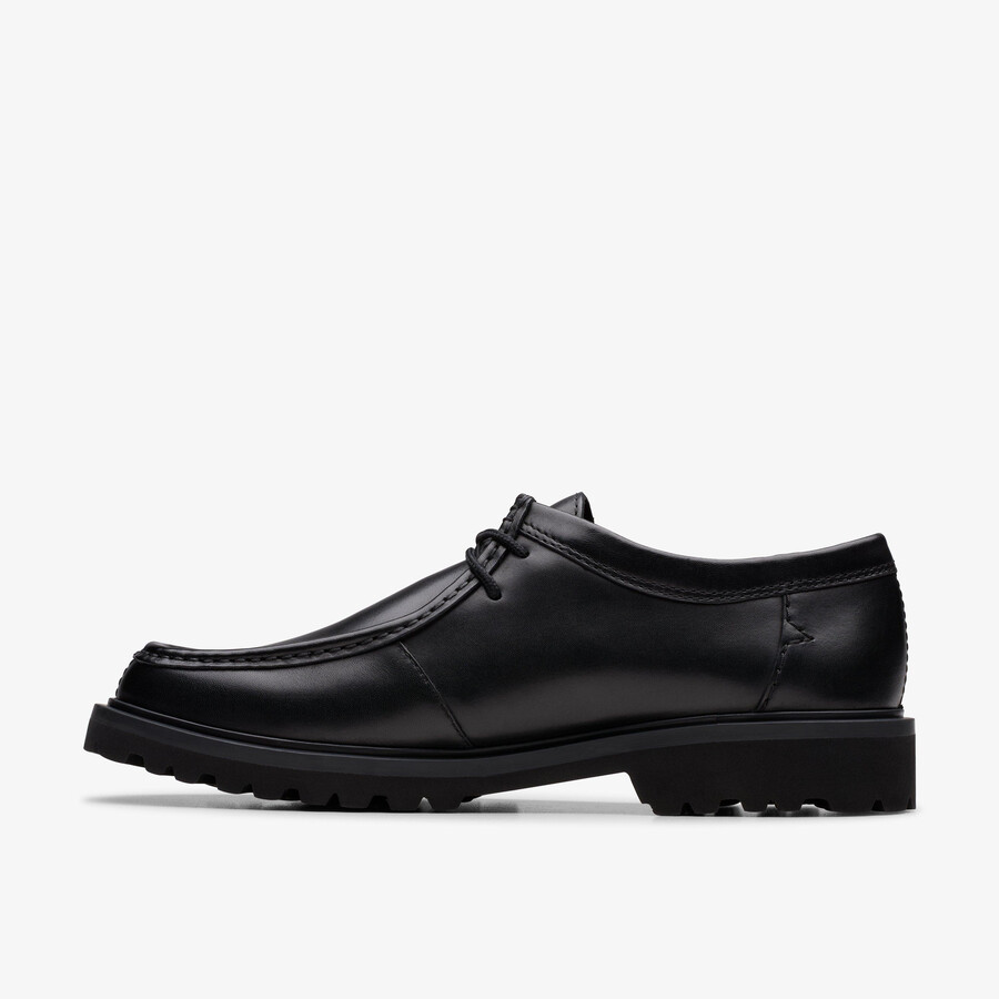 berwick seam - zwart leer