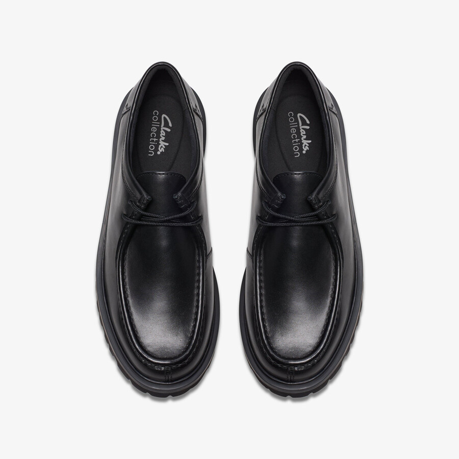 berwick seam - zwart leer