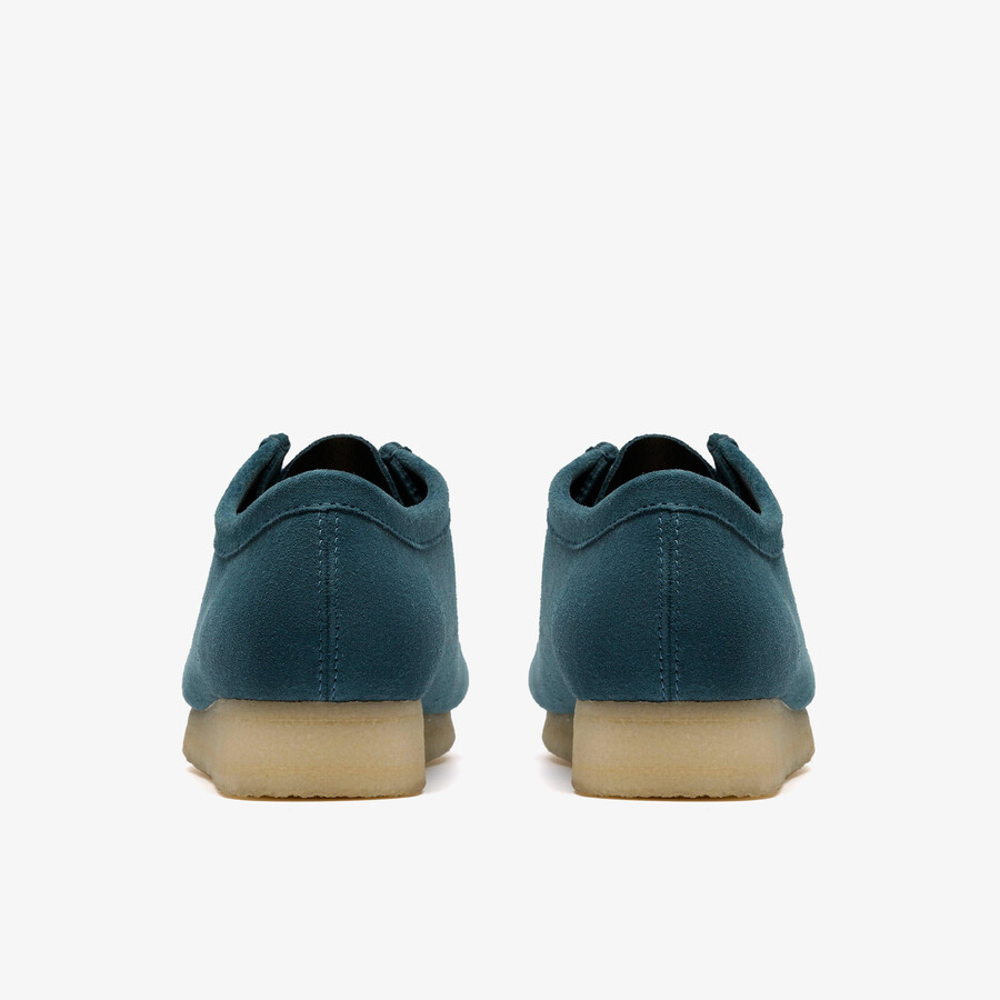 wallabee - middelblauw suède