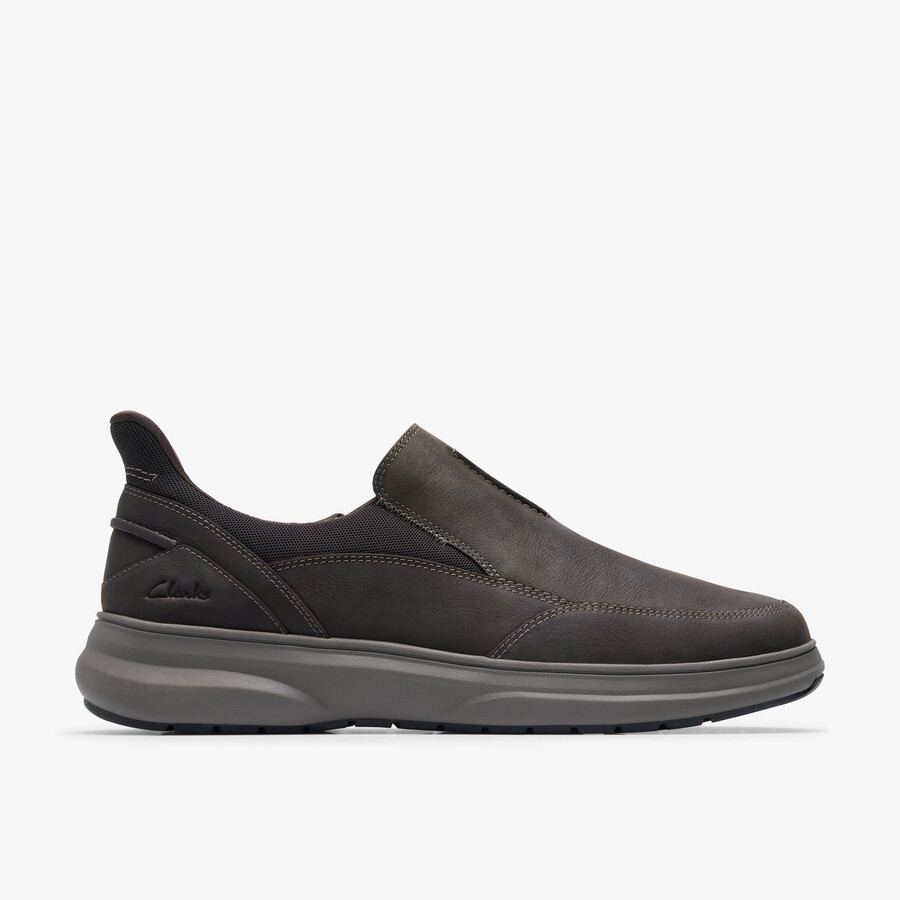 mullan step - donkerbruin leer