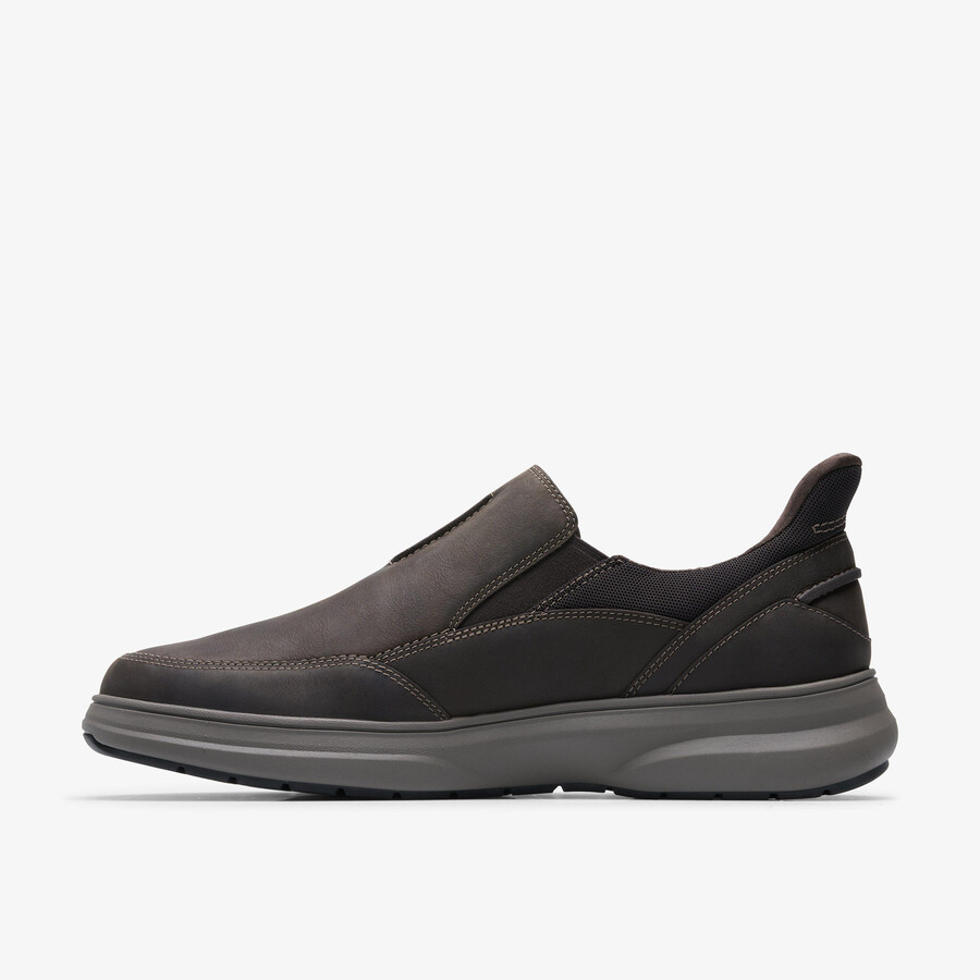 mullan step - donkerbruin leer