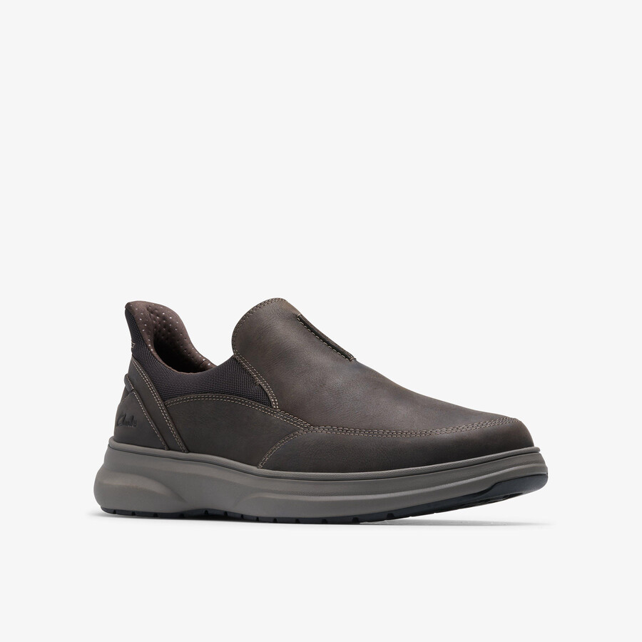 mullan step - donkerbruin leer