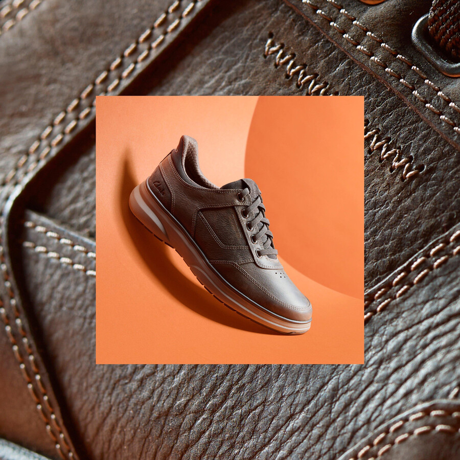 mullan easy - donkerbruin leer