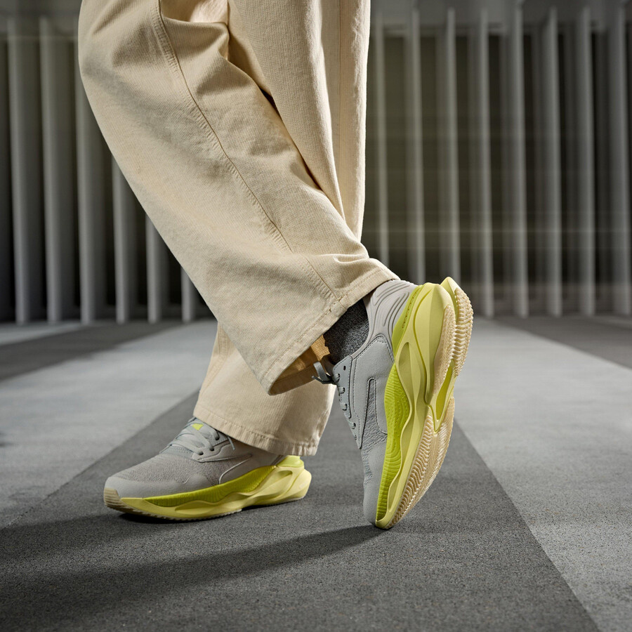 clarks pace - lime combinatie
