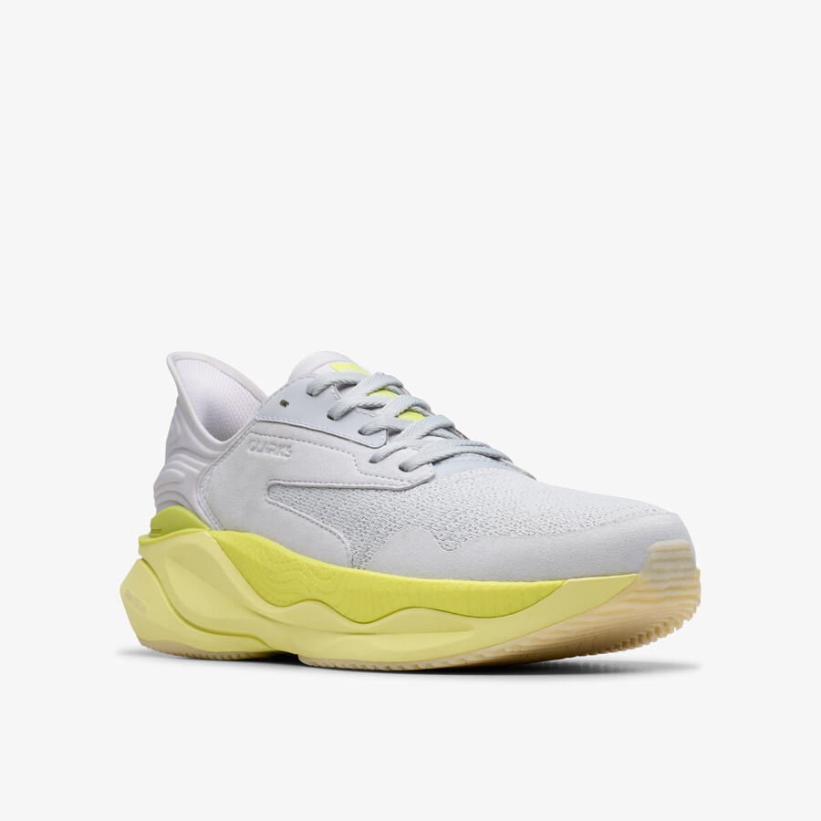 clarks pace - lime combinatie