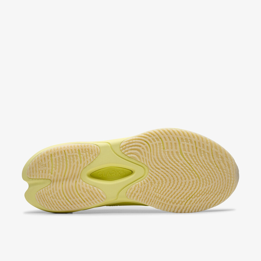 clarks pace - lime combinatie